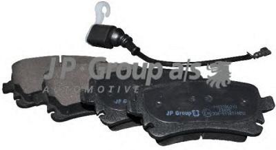 JP GROUP 1163706210 -  Комплект тормозных колодок, дисковый тормоз